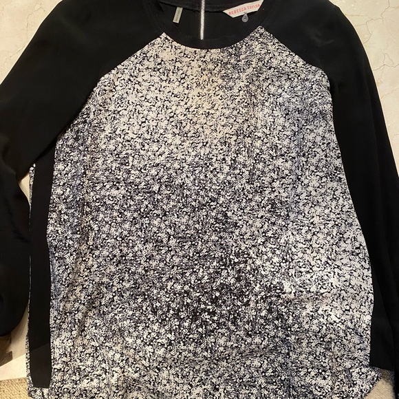 Rebecca Taylor silk blouse with zipper back - Picture 2 of 11